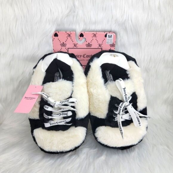 Juicy Couture Shoes - Juicy Couture Faux Fur Sneaker Slippers.